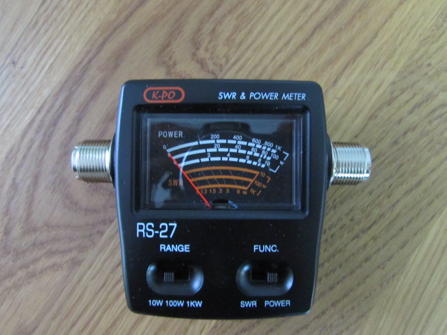K-PO RS-27 Kompaktes SWR- und Wattmeter für das CB- und 10-Meter-Band