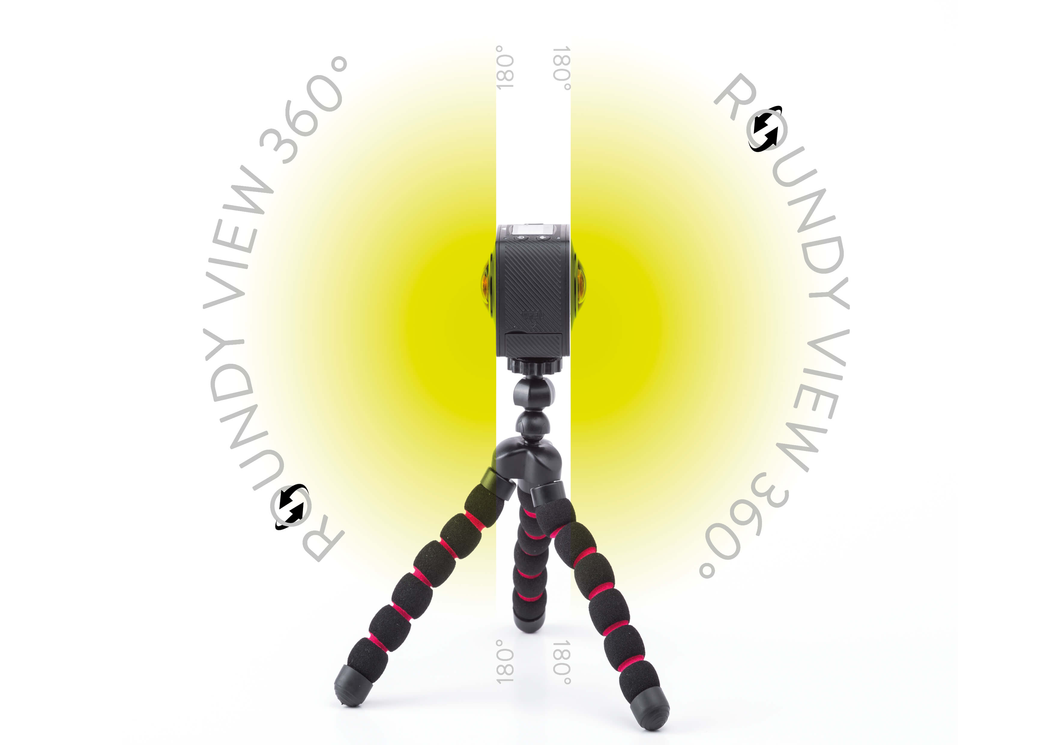Midland H360 Videokamera, 360° Full HD - Bild 4